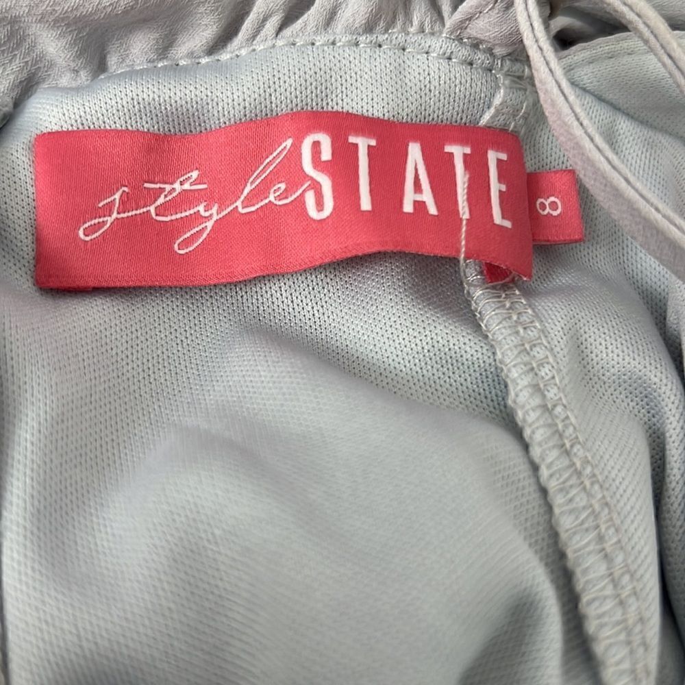 Style State Gray Romper size 8 - Picture 9 of 11